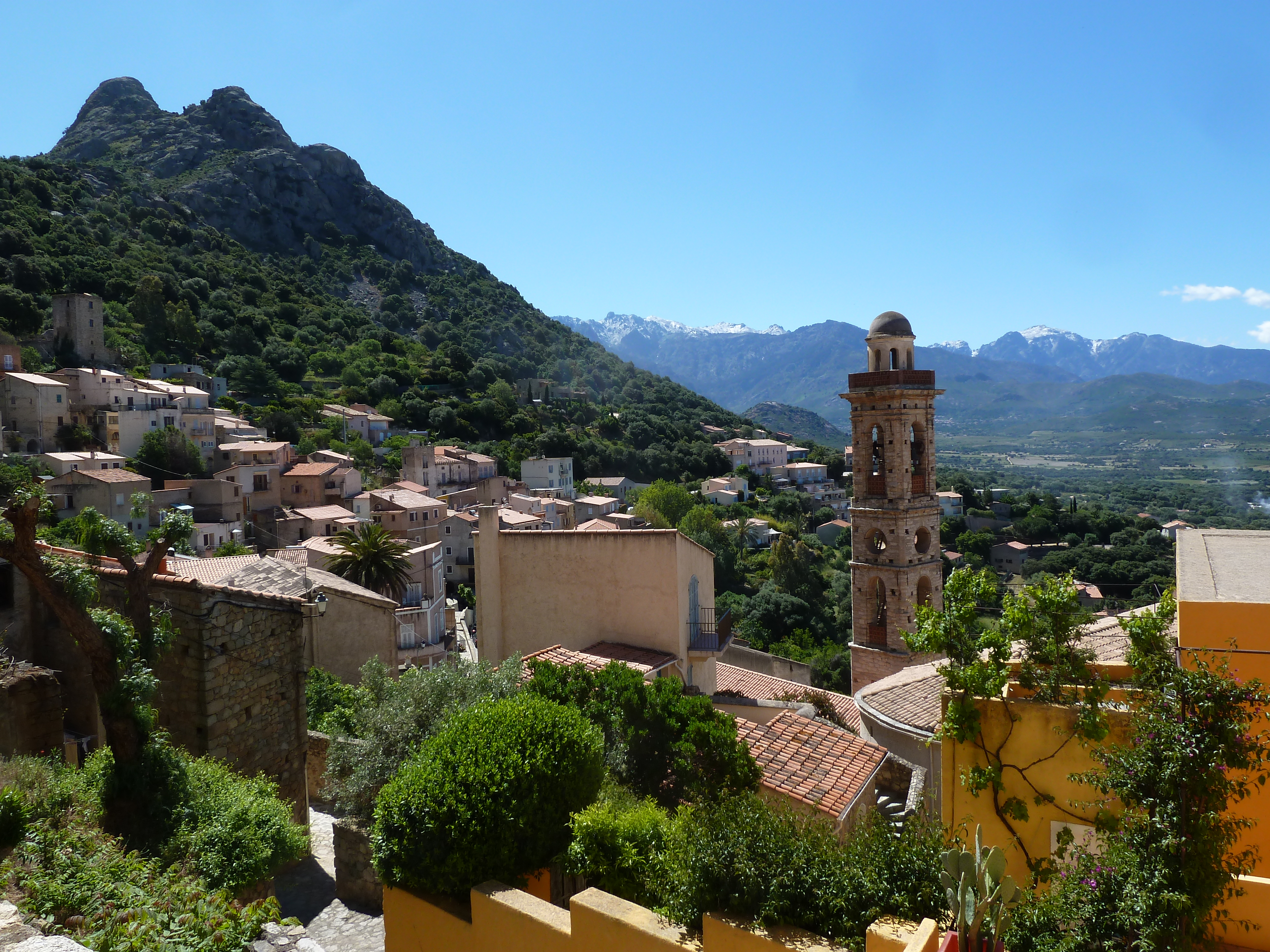 Vue sur le paysage de Lumio